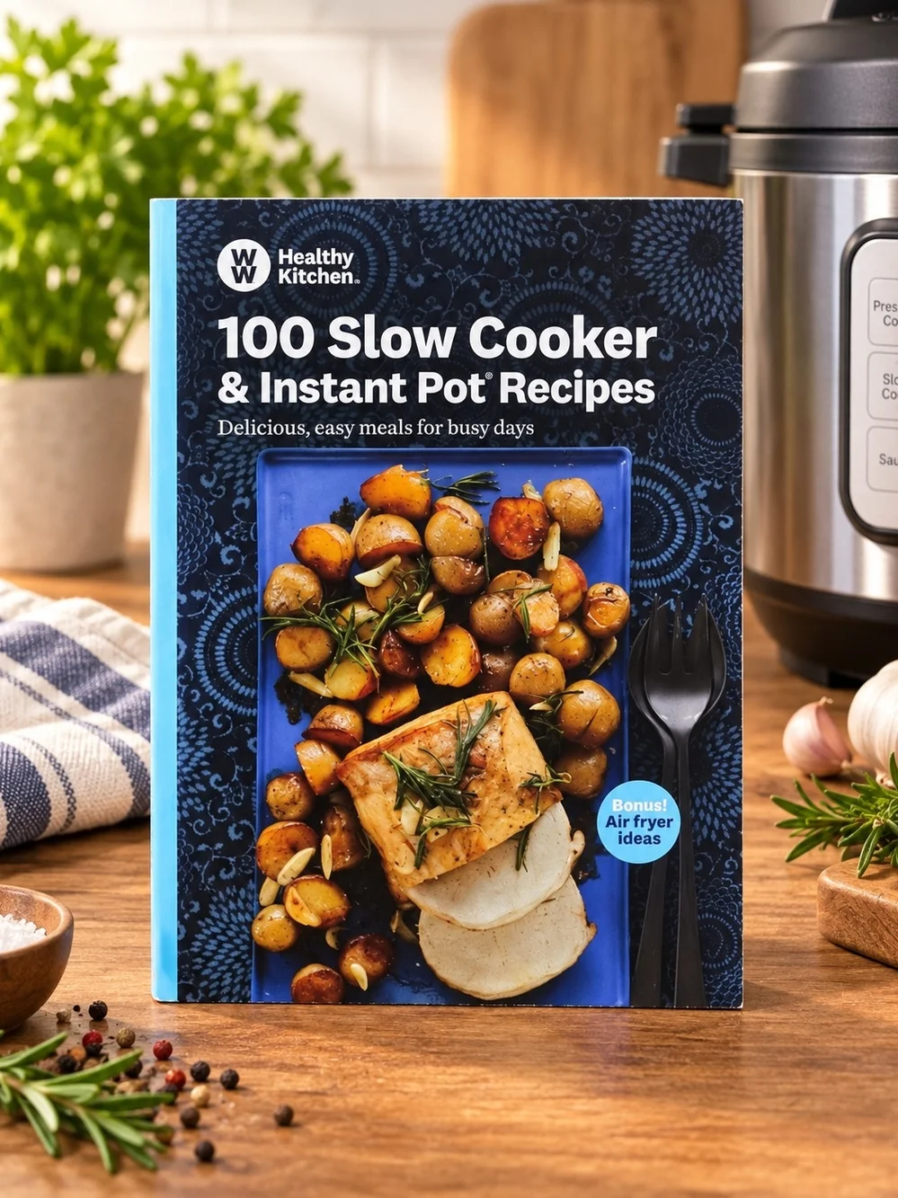 Best Of Weight Watchers! Fresh Mex! Cookbook - Blue and Brown Cover